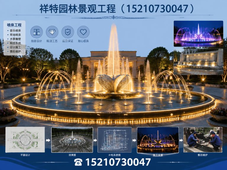莲池区旱地喷泉展示图